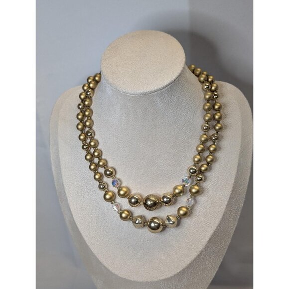 3 for $30 beautiful Vintage 50s bead necklace | double strand - Picture 7 of 8